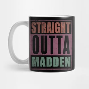 Classic Name Madden Color Styles Christmas 70s 80s 90s Mug